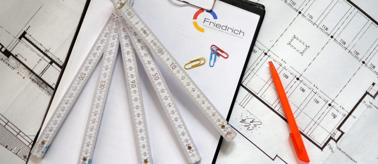 Professionelle Planung von Heizung, Sanitär und technischer Gebäudeausrüstung durch die Friedrich GmbH